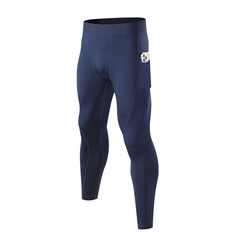 Men's tight-fitting long pants for sports
