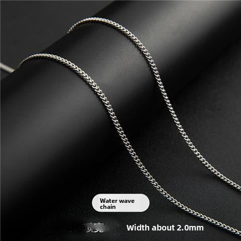 Men's titanium steel necklace