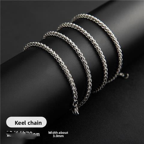Men's titanium steel necklace