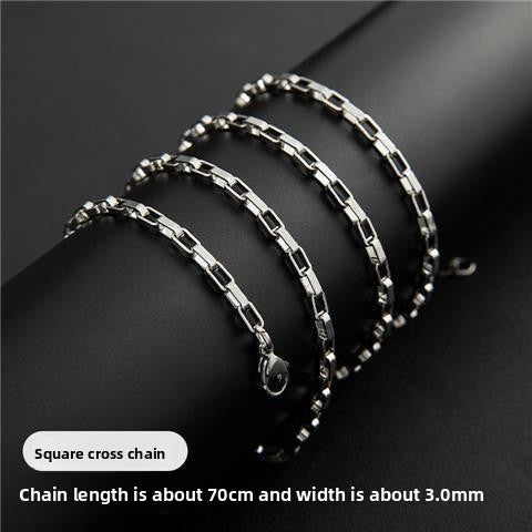 Men's titanium steel necklace