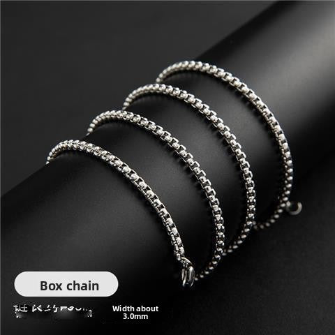 Men's titanium steel necklace