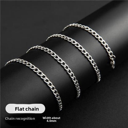 Men's titanium steel necklace