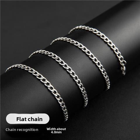 Men's titanium steel necklace