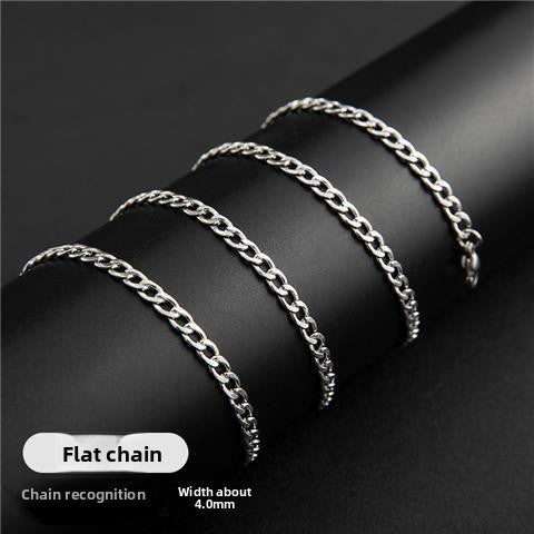 Men's titanium steel necklace