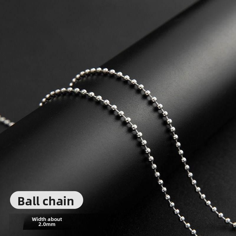 Men's titanium steel necklace