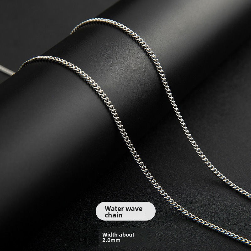 Men's titanium steel necklace