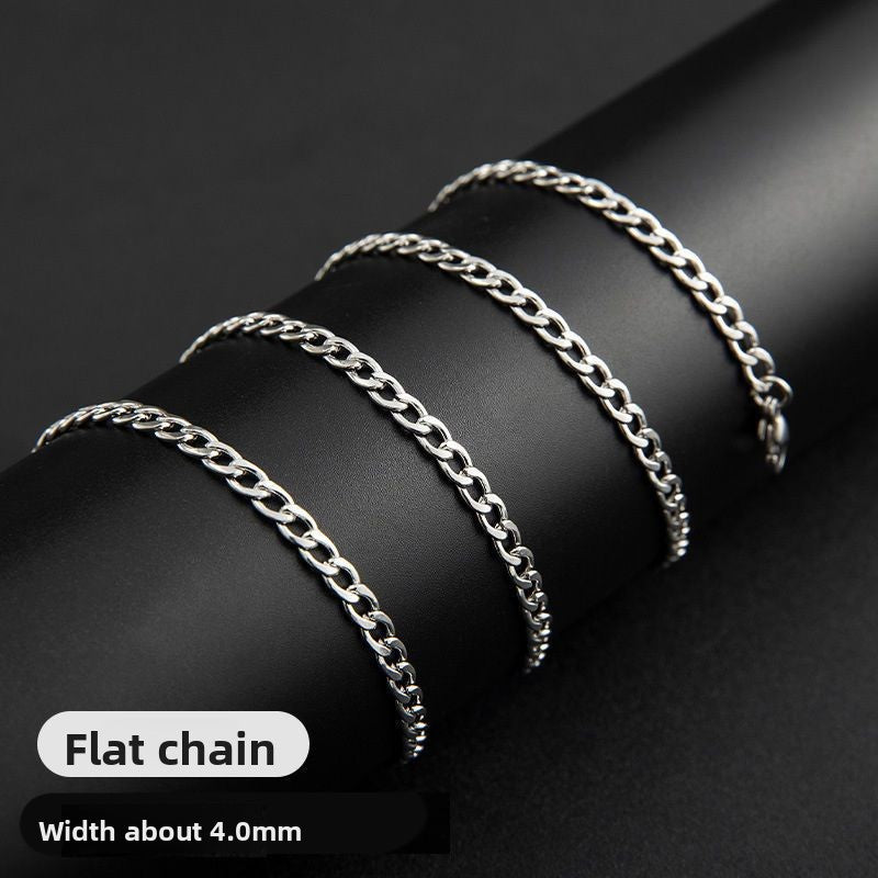 Men's titanium steel necklace