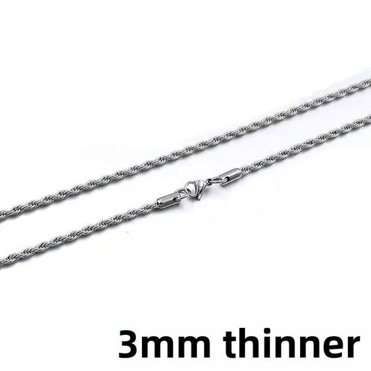 Men's titanium steel necklace
