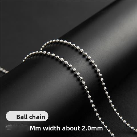 Men's titanium steel necklace