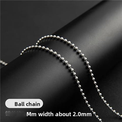 Men's titanium steel necklace