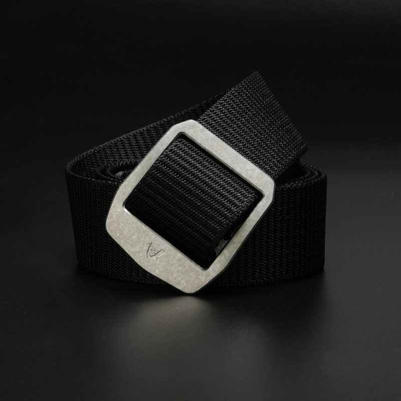 Men's Titanium Tactical Elastic Canvas Belt