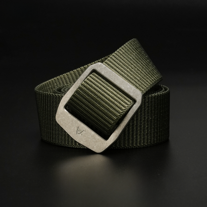 Men's Titanium Tactical Elastic Canvas Belt