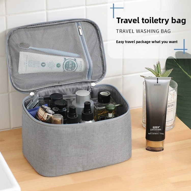 Men's travel toiletry bag storage