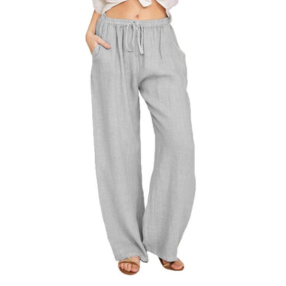 Men's trend straight long pants