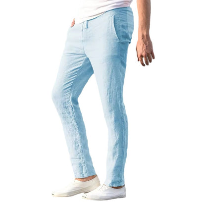 Men's trend straight long pants