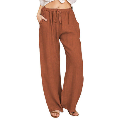 Men's trend straight long pants