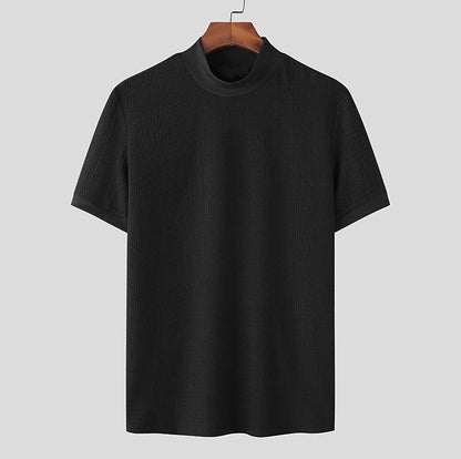 Men's Turtleneck Knit Shirt
