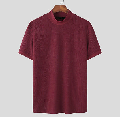 Men's Turtleneck Knit Shirt