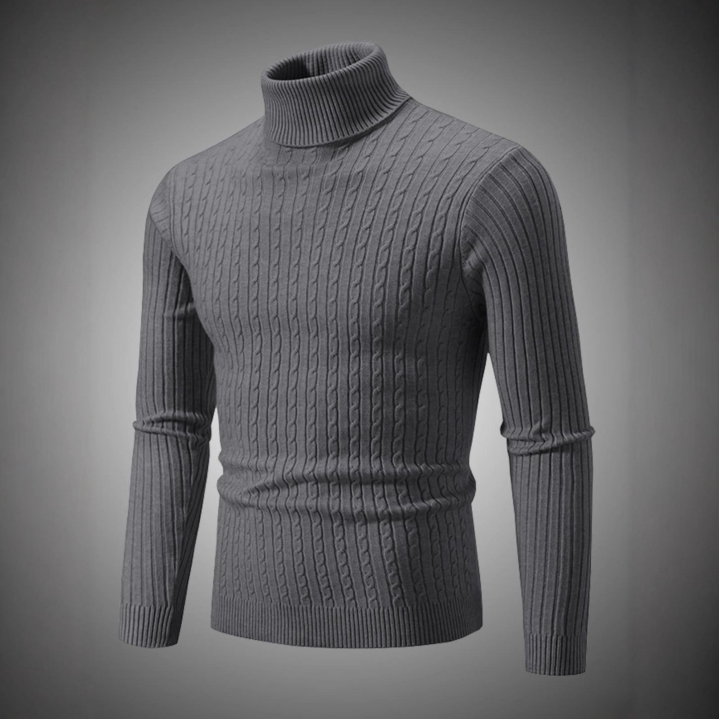Men's Twist Knit Pullover Sweater