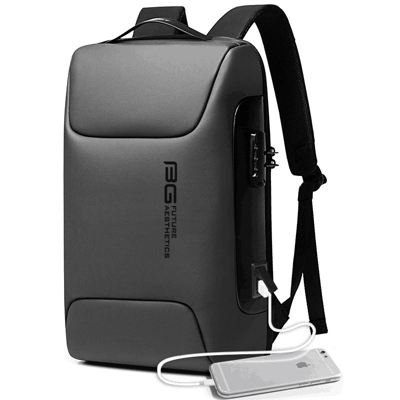 Men's USB Charging Waterproof Anti-Theft Backpack