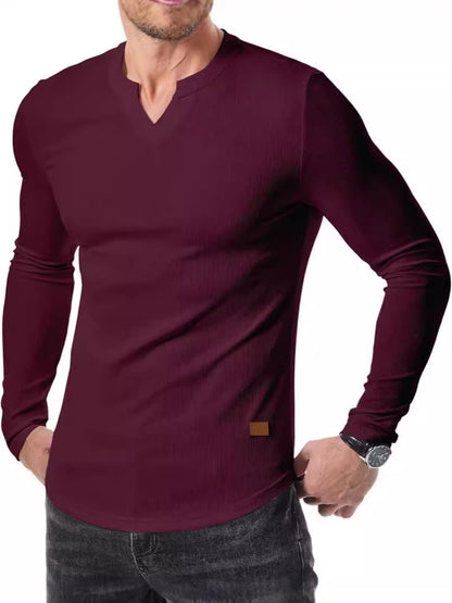 Men's V-neck Pit T-shirt