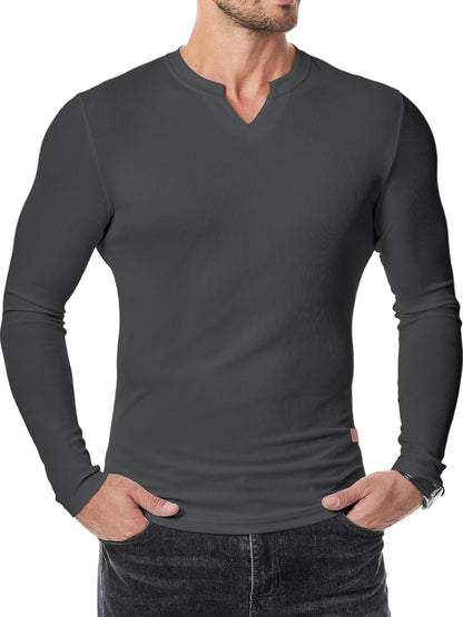 Men's V-neck Pit T-shirt