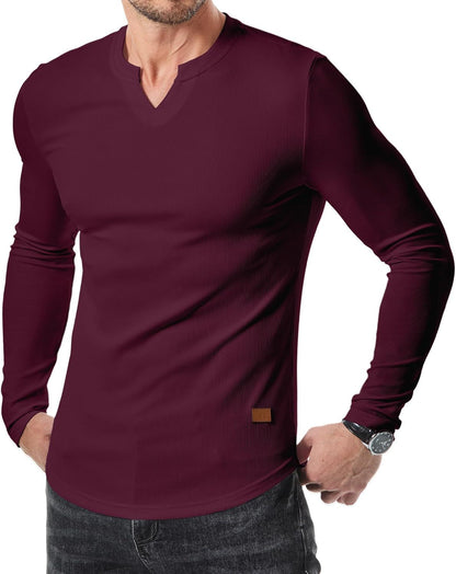 Men's V-neck Pit T-shirt