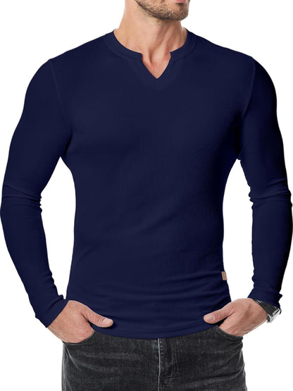 Men's V-neck Pit T-shirt
