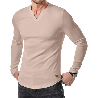 Men's V-neck Pit T-shirt