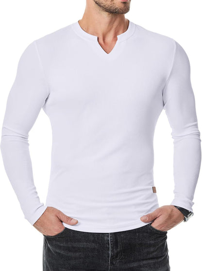 Men's V-neck Pit T-shirt
