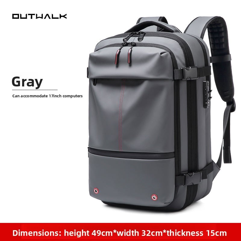 Men's vacuum-compressed backpack