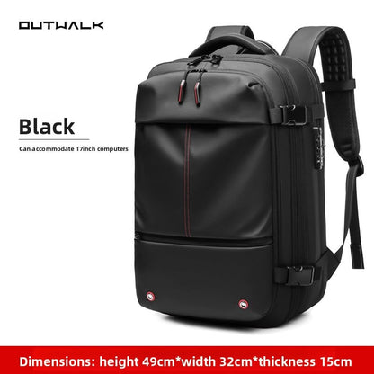Men's vacuum-compressed backpack