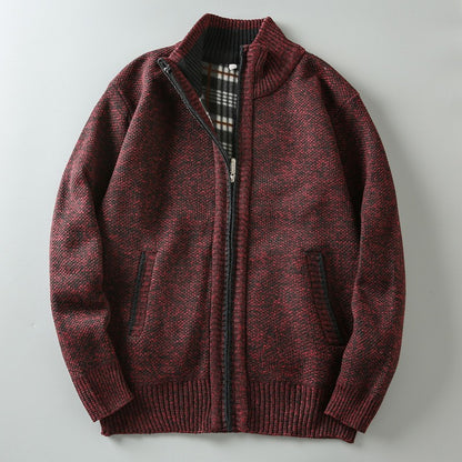 Men's versatile sweater jacket