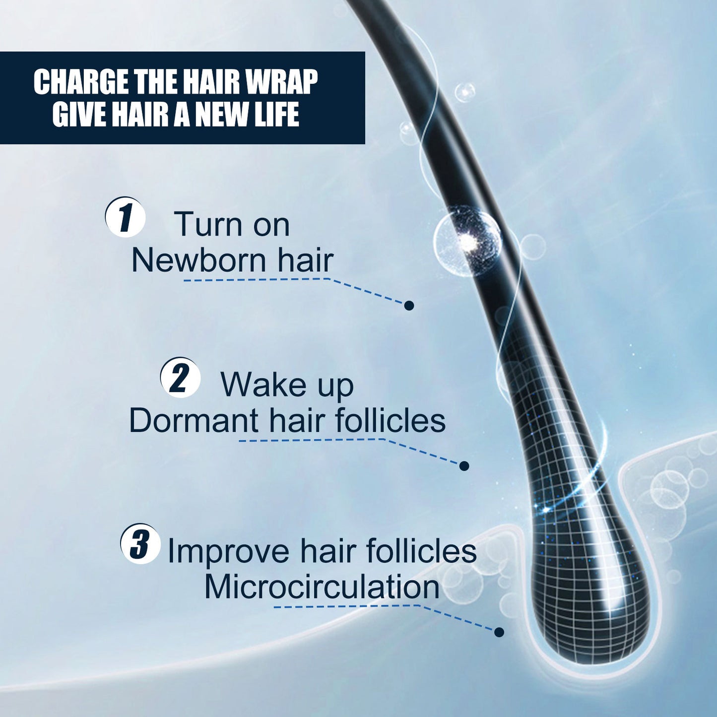 Men's Volumizing Hair Strengthening Smooth Moisturizing Spray