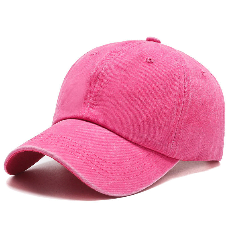 Men's Washed Coated Adjustable Baseball Cap