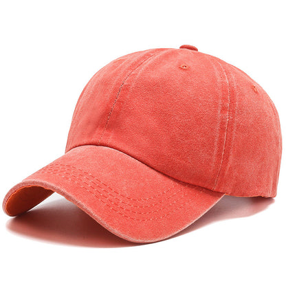 Men's Washed Coated Adjustable Baseball Cap