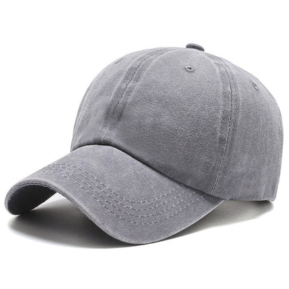 Men's Washed Coated Adjustable Baseball Cap