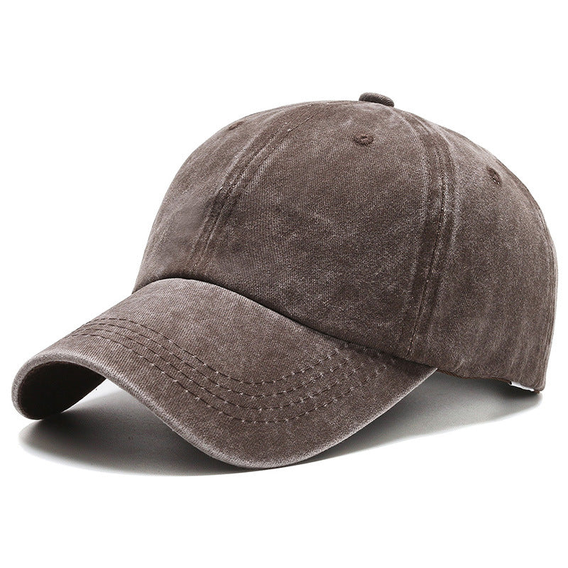 Men's Washed Coated Adjustable Baseball Cap