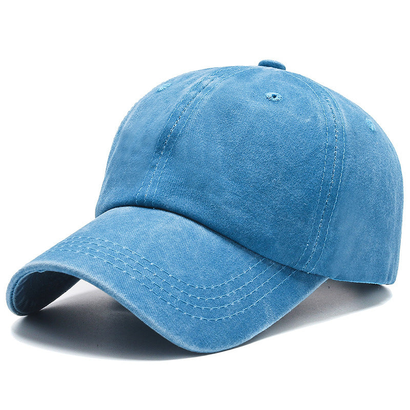 Men's Washed Coated Adjustable Baseball Cap