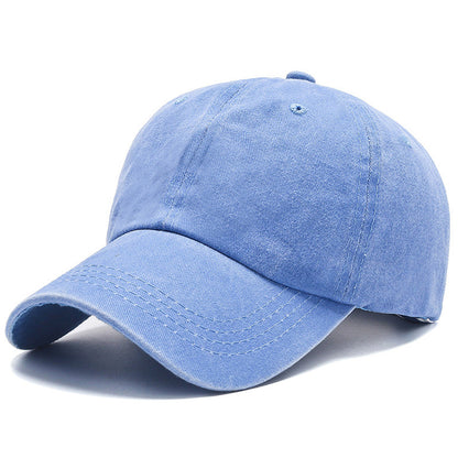 Men's Washed Coated Adjustable Baseball Cap