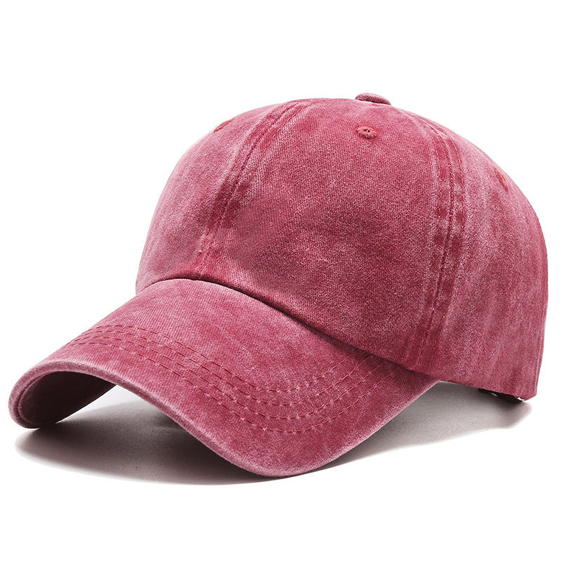 Men's Washed Coated Adjustable Baseball Cap