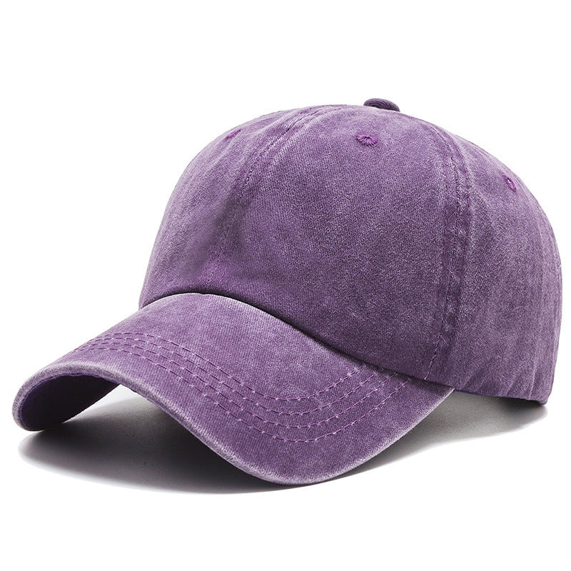 Men's Washed Coated Adjustable Baseball Cap