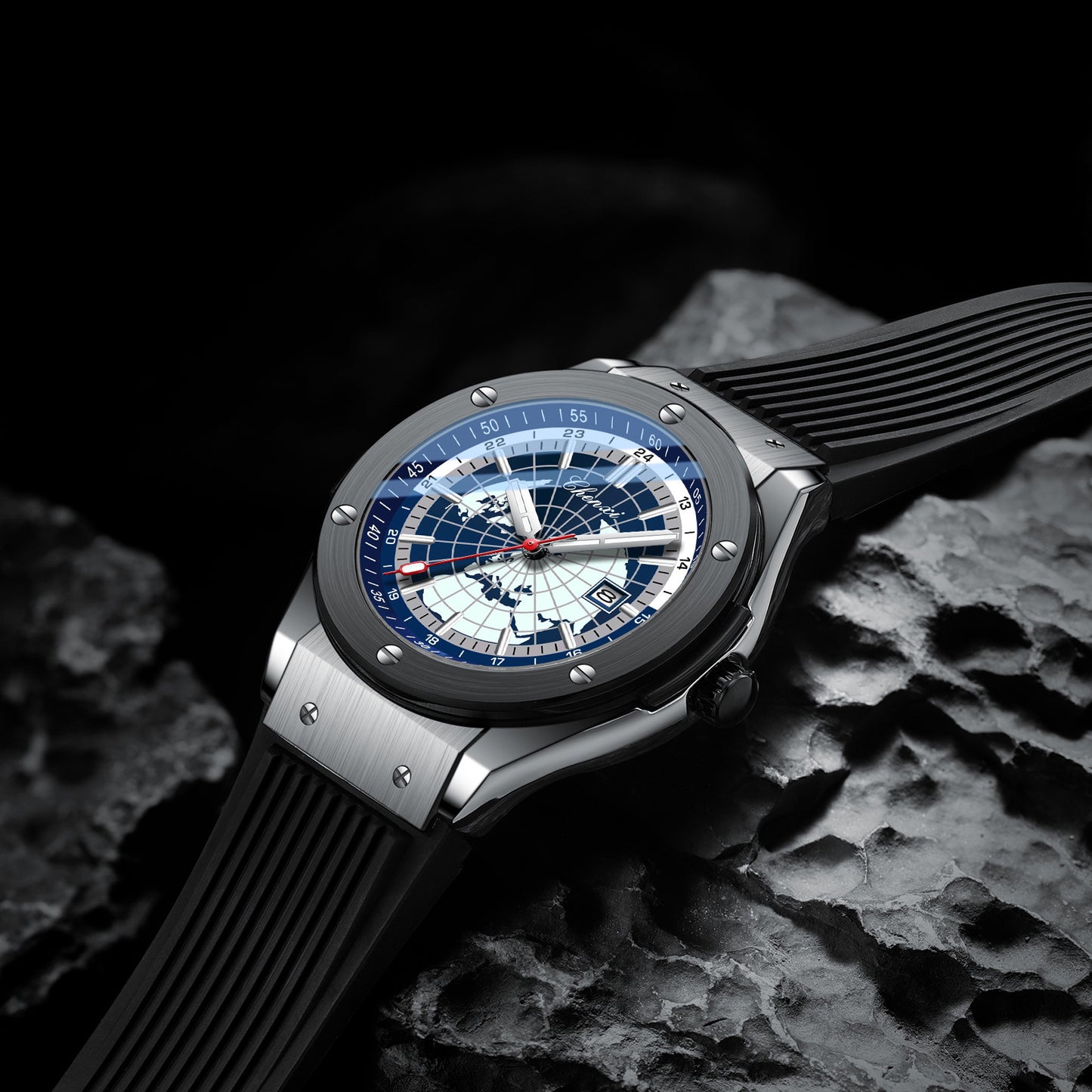Men's watch rivets