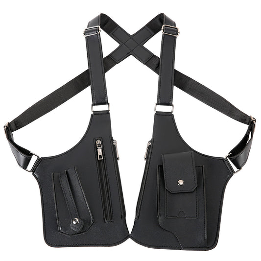 Men's Waterproof Crossbody Chest Bag for Outdoor and Daily Use