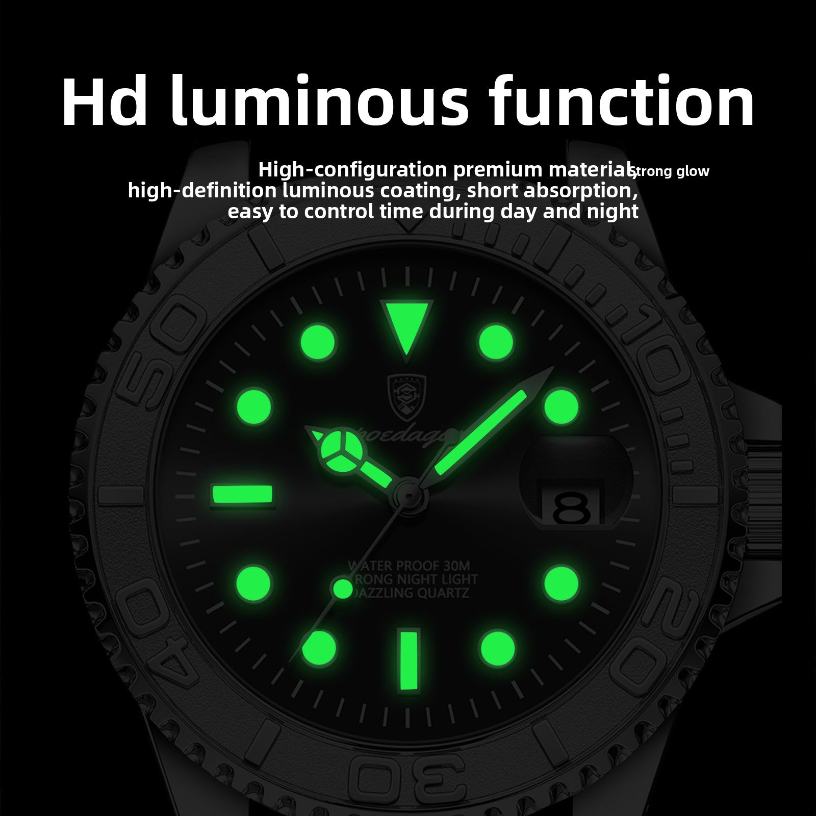 Men's Waterproof Luminous Quartz Watch