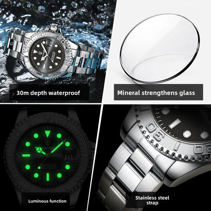 Men's Waterproof Luminous Quartz Watch