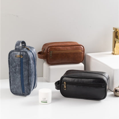 Men's Waterproof PU Toiletry Bag