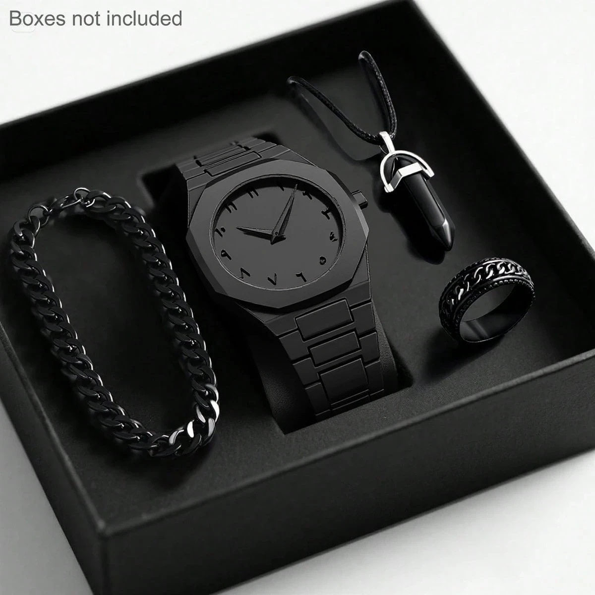 Men's Waterproof Quartz Watch with Calendar