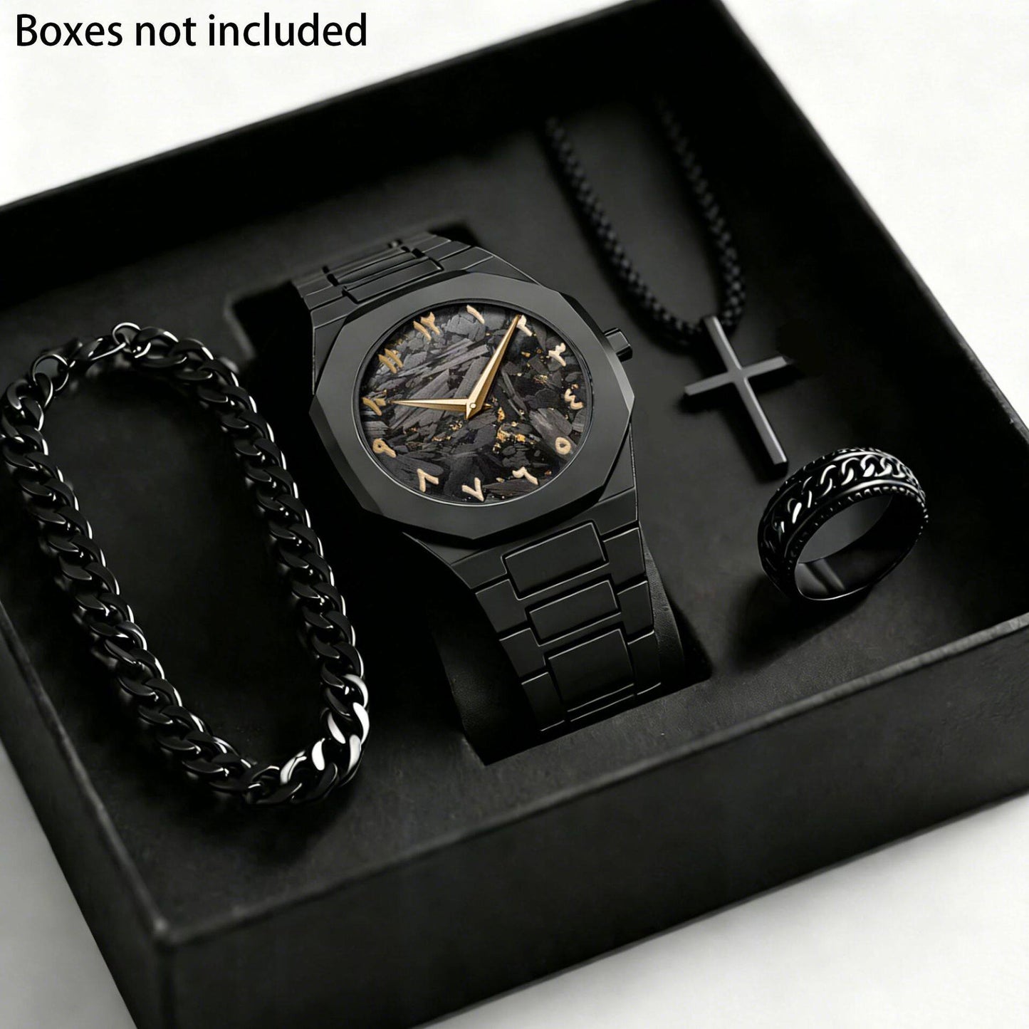 Men's Waterproof Quartz Watch with Calendar