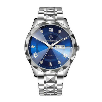 Men's Waterproof Quartz Watch with Calendar